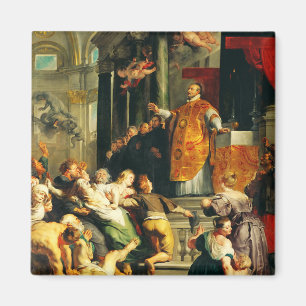 Visions of Ignatius by Peter Paul Rubens Magnet