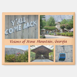 Visions of Stone Mountain, Georgia Magnet