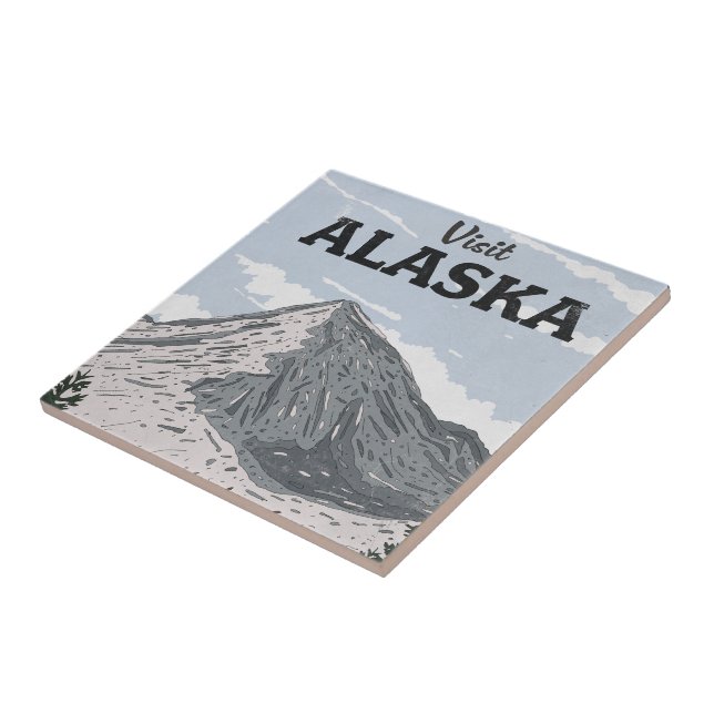 Visit Alaska Tile (Side)