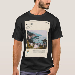 Visit Amalfi Italy (Travel Poster) T-Shirt