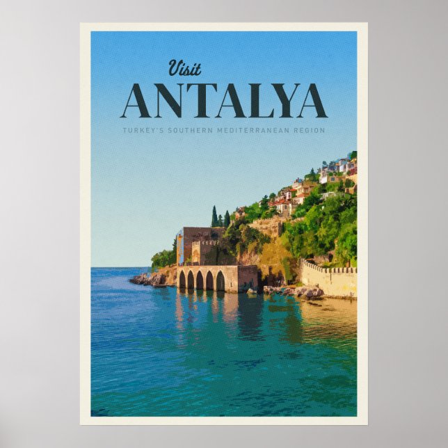 Visit Antalya Poster (Front)