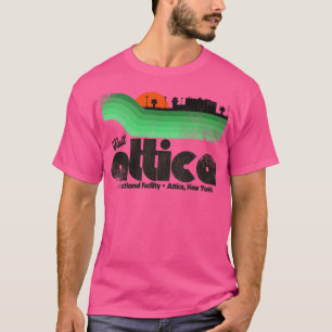 Visit Attica Prison Retro Tourist Souvenir T-Shirt