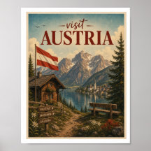 Visit Austria Travel Vintage