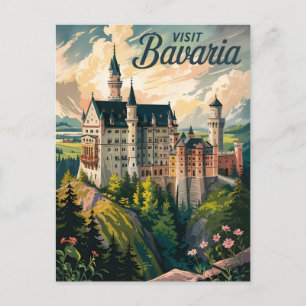 Visit Bavaria, Germany Postcard