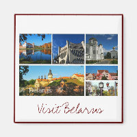 Visit Belarus Country View Travel Magnet