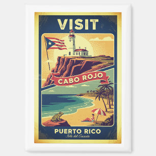 Visit Cabo Rojo - Puerto Rico poster Magnet