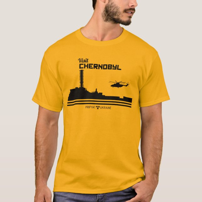 Visit Chernobyl - Nuclear Power Plant T-Shirt (Front)