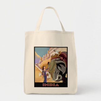 Visit Colourful India Tote Bag