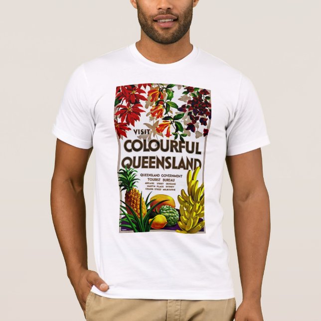 Visit Colourful Queensland T-Shirt (Front)