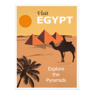 Visit Egypt travel poster