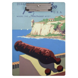 Visit El Morro Fortress, Puerto Rico, Old San Juan Clipboard