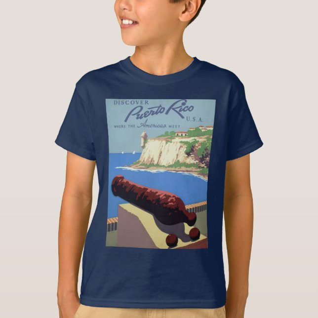 Visit El Morro Fortress, Puerto Rico, Old San Juan T-Shirt (Front)