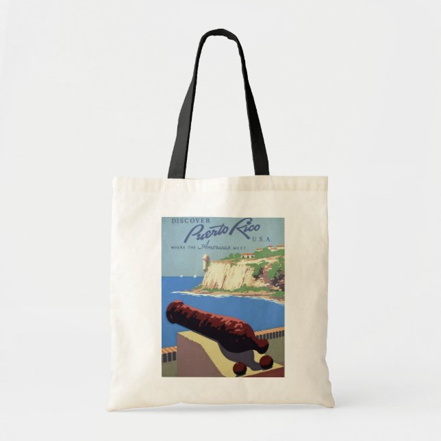 Visit El Morro Fortress, Puerto Rico, Old San Juan Tote Bag (Front)