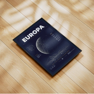 Visit Europa – Vintage Space Travel Poster 