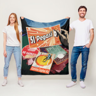Visit First Exoplanet Found Outside Solar System Fleece Blanket