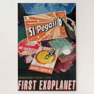 Visit First Exoplanet Found Outside Solar System Jigsaw Puzzle