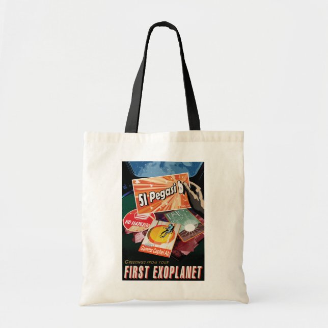 Visit First Exoplanet Found Outside Solar System  Tote Bag (Front)