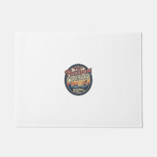 Visit Freedom Country Patriotic Patriotic Travel P Doormat