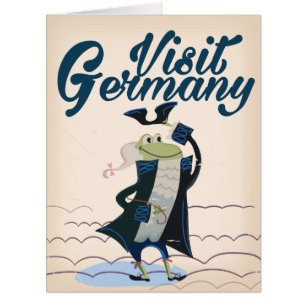 Visit Germany Vintage travel poster