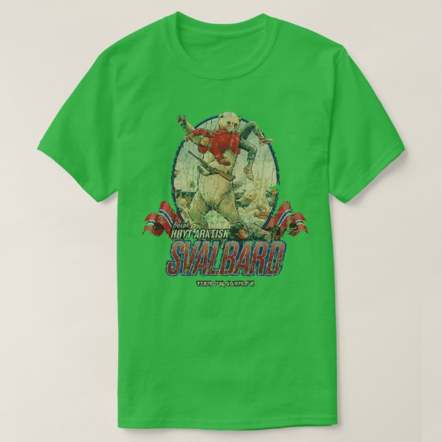 Visit High Arctic Svalbard 1 T-Shirt (Design Front)