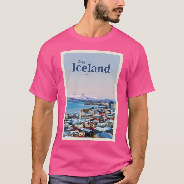 Visit Iceland T-Shirt (Front)