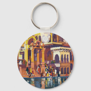 Visit India ~ Muttra Key Ring