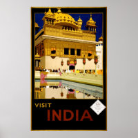 Visit India Vintage 1929 Travel