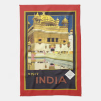 Visit India Vintage Poster