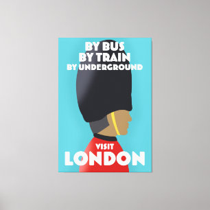 Visit London Art print. Canvas Print