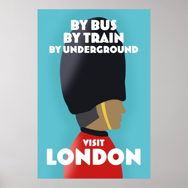 Visit London Art print. Poster (Front)