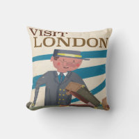Visit London vintage travel poster art