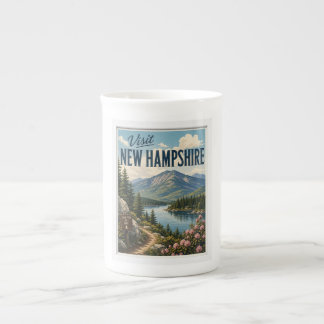 Visit New Hampshire Travel Vintage Bone China Mug