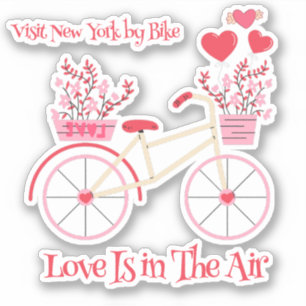 Visit New York by Bicycle Love Is In The Air