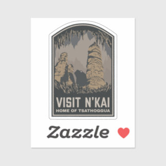 Visit N'kai Travel Poster Lovecraft Tsathoggua