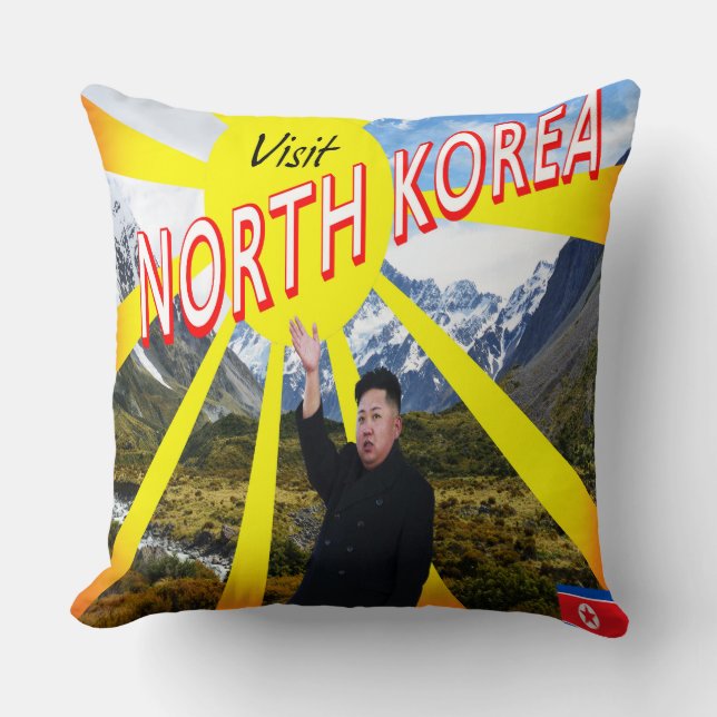 Visit North Korea Cushion (Front)