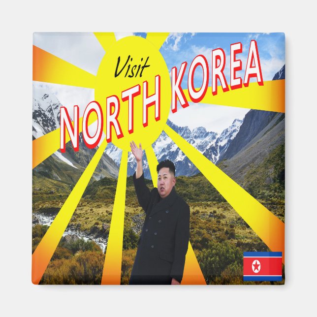 Visit North Korea Magnet (Front)