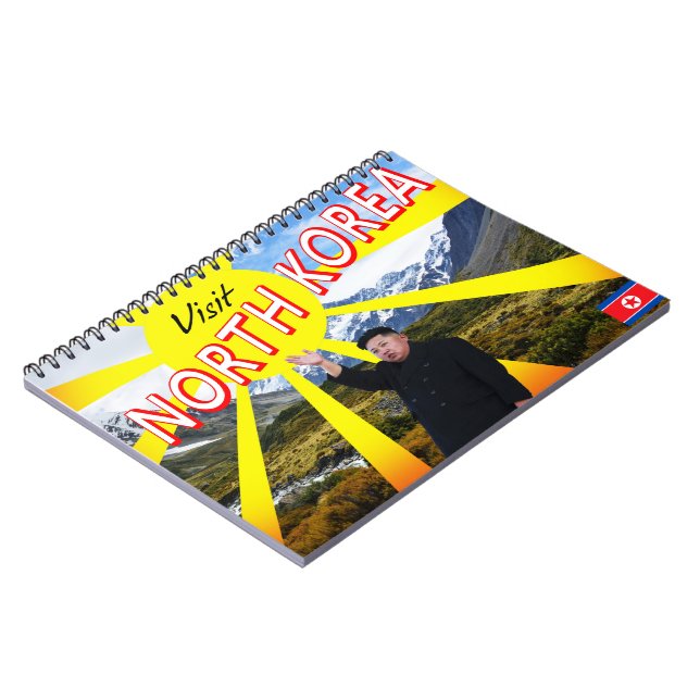 Visit North Korea Spiral Notebook (Left Side)