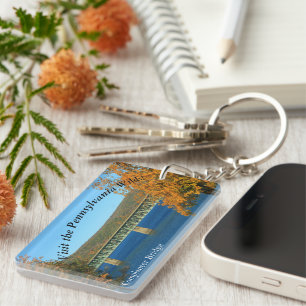 Visit PA Wilds Picturesque Souvenir Casey Bridge Key Ring