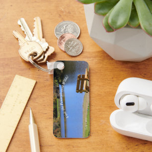 Visit PA Wilds Picturesque Souvenir Twin Lakes ANF Key Ring