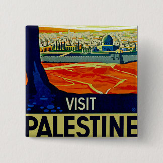 Visit Palestine 15 Cm Square Badge