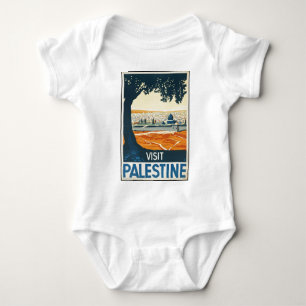 Visit Palestine Baby Bodysuit