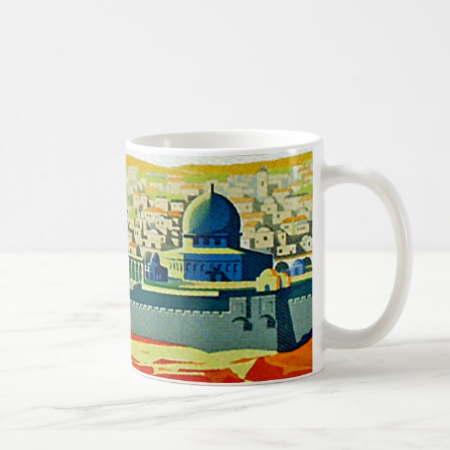 Visit Palestine Close-up Coffee Mug (Right)