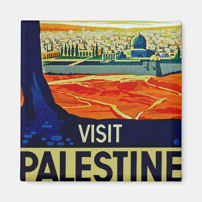 Visit Palestine Magnet (Front)