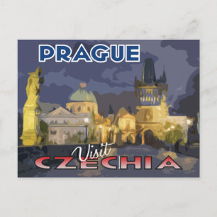Visit... Prague, Czechia Postcard
