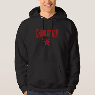 Visit Red Charleston South Carolina Vintage Souven Hoodie