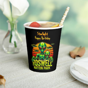 Visit Roswell’s Alien Encounter Spot! Paper Cups