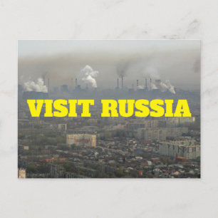 VISIT RUSSIA POSTCARD
