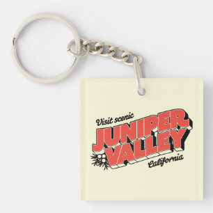 "Visit Scenic Juniper Valley" Gift Shop - Keychain