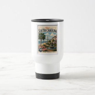 Visit South Carolina Travel Vintage Mug