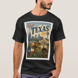 Visit Texas Travel Vintage T-Shirt